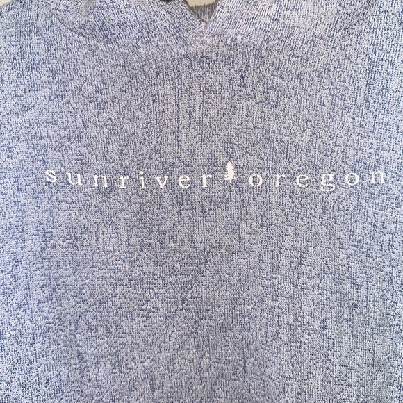 Basix of America Sunriver Oregon Light Blue Hoodie - Picture 2 of 7
